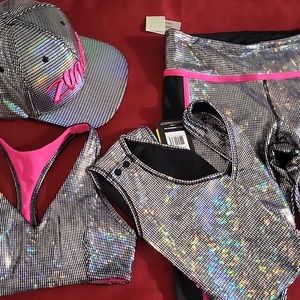 Legging  bodysuit M cap and bra Xs